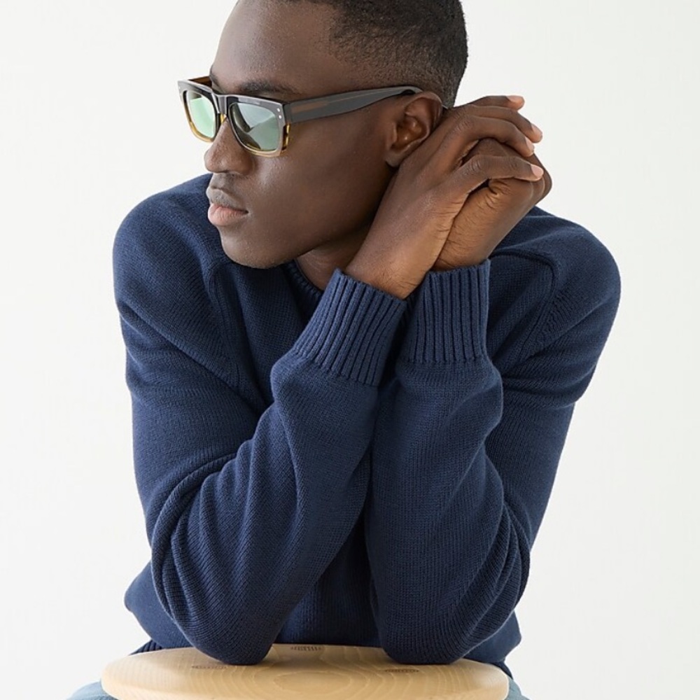 J. Crew Heritage cotton crewneck sweater